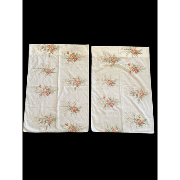 Vintage Flat Sears Prema Prest Double Sheet & 2 Standard Pillowcases - Picture 5 of 7
